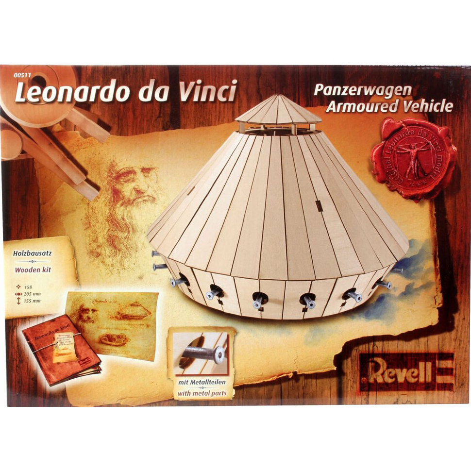 Танк Леонардо да Винчи модель