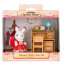 Игровой набор 'Шоколадная Крольчиха-сестра и любимый письменный стол', Sylvanian Families [2204] - 2204_1.jpg