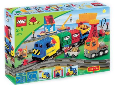 Конструктор &quot;Большой набор &quot;Поезд&quot;, серия Lego Duplo [3772] Конструктор "Большой набор "Поезд", серия Lego Duplo [3772]