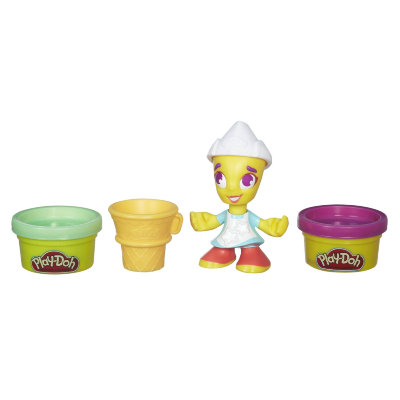 Набор с пластилином &#039;Продавщица мороженого&#039; (Ice Cream Girl) из серии &#039;Город&#039; (Town), Play-Doh, Hasbro [B5978] Набор с пластилином 'Продавщица мороженого' (Ice Cream Girl) из серии 'Город' (Town), Play-Doh, Hasbro [B5978]