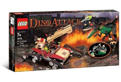 Конструктор &quot;Железный Хищник против Тиранозавра&quot;, серия Lego Dino Attack [7476] Конструктор "Железный Хищник против Тиранозавра", серия Lego Dino Attack [7476]