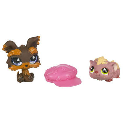 Игрушка Littlest Pet Shop - Сладкая парочка- Йорк и Морская свинка [64929]  Игрушка Littlest Pet Shop - Сладкая парочка- Йорк и Морская свинка [64929]