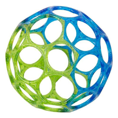 * Мяч сине-зеленый, полупрозрачный, 9 см, Oball [81005-2] Мяч сине-зеленый, полупрозрачный, 9 см, Oball [81005-2]