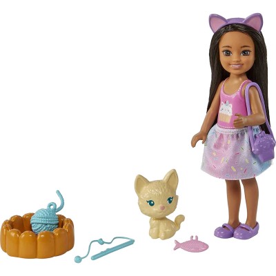 Игровой набор с куклой Челси &#039;Котёнок&#039;, Barbie, Mattel [HGT09] Игровой набор с куклой Челси 'Котёнок', Barbie, Mattel [HGT09]