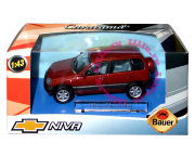 Модель автомобиля Niva-Chevrolet (Нива-Шевроле), темно-красный металлик, 1:43, Cararama [LC230ND-1r]