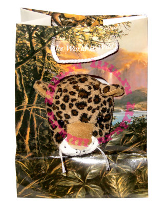 Мягкая игрушка &#039;Ягуар в пакете&#039;, 18 см, подарочная серия The World is Wild, Jemini [100138J] Мягкая игрушка 'Ягуар в пакете', 18 см, подарочная серия The World is Wild, Jemini [100138J]