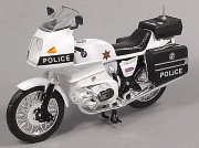 Модель полицейского мотоцикла BMW R100-RS, белая, 1:12, Yat Ming [95013]