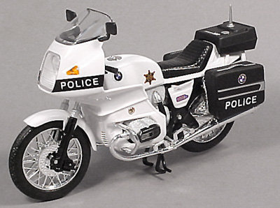 Модель полицейского мотоцикла BMW R100-RS, белая, 1:12, Yat Ming [95013] Модель полицейского мотоцикла BMW R100-RS, белая, 1:12, Yat Ming [95013]