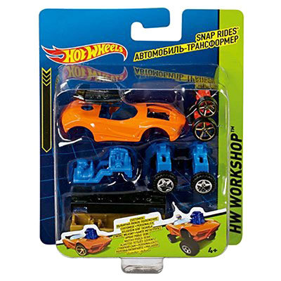 Сборная модель автомобиля-трансформера - HW Workshop Snap Rides, Hot Wheels, Mattel [CGJ98] Сборная модель автомобиля-трансформера - HW Workshop Snap Rides, Hot Wheels, Mattel [CGJ98]