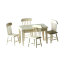 Кукольная миниатюра 'Обеденный стол и 4 стула', кремовый цвет, 1:12, Art of Mini [AM0102007] - AM0102007-1.jpg