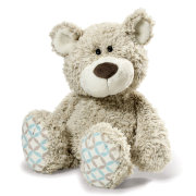 Мягкая игрушка 'Медвежонок, серо-бежевый', сидячий, 15 см, коллекция 'Классические медведи', NICI [35592]