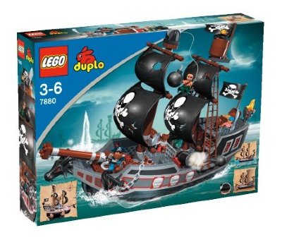 Конструктор &quot;Большой пиратский корабль&quot;, серия Lego Duplo [7880] Конструктор "Большой пиратский корабль", серия Lego Duplo [7880]