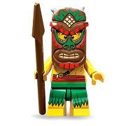 Минифигурка 'Дикарь', серия 11 'из мешка', Lego Minifigures [71002-05]