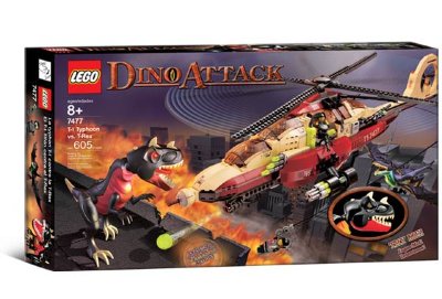 Конструктор &quot;Тайфун Т-1 против Тиранозавра&quot;, серия Lego Dino Attack [7477] Конструктор "Тайфун Т-1 против Тиранозавра", серия Lego Dino Attack [7477]