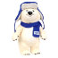Мягкая игрушка 'Белый Медведь в шапке-ушанке – символ Олимпиады Сочи-2014', 25 см, Sochi2014.ru [GT7040/K25018R1] - GT7040.jpg