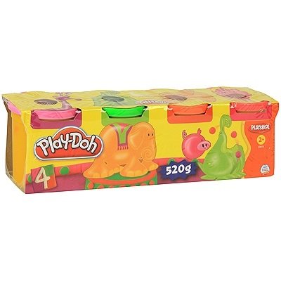 Набор пластилина в баночках по 130г, 4 цвета, Play-Doh, Hasbro [22873] Набор пластилина в баночках по 130г, 4 цвета, Play-Doh, Hasbro [22873]