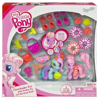 Мини-пони, тематический набор 'Болельщицы' Pinkie Pie и Rainbow Dash, My Little Pony, Hasbro [92145] Мини-пони, тематический набор 'Болельщицы' Pinkie Pie и Rainbow Dash, My Little Pony, Hasbro [92145]