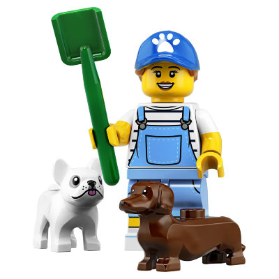 Минифигурка &#039;Девушка - выгуливатель собак&#039;, серия 19 &#039;из мешка&#039;, Lego Minifigures [71025-09] Минифигурка 'Девушка - выгуливатель собак', серия 19 'из мешка', Lego Minifigures [71025-09]