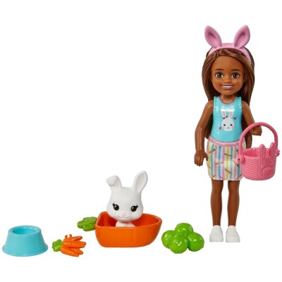 Игровой набор с куклой Челси &#039;Кролик&#039;, Barbie, Mattel [HGT10] Игровой набор с куклой Челси 'Кролик', Barbie, Mattel [HGT10]