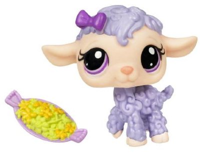 Одиночная зверюшка 2010 - сиреневая Овечка, Littlest Pet Shop, Hasbro [94940] Одиночная зверюшка 2010 - сиреневая Овечка, Littlest Pet Shop, Hasbro [94940]