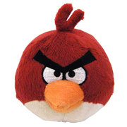 Мягкая игрушка 'Красная злая птичка' (Angry Birds - Red Bird), 12 см, со звуком, Commonwealth Toys [90794-R/91831-R]
