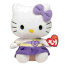 Мягкая игрушка 'Кошечка Hello Kitty в сиреневом платье', 15 см, TY [40874] - 40874-1.jpg