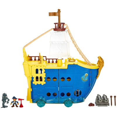 Игровой набор &#039;Боевой корабль &#039;Могучий Колосс&#039; (Mighty Colossus), &#039;Джейк и Пираты Нетландии&#039;, Fisher Price [DKY04] Игровой набор 'Боевой корабль 'Могучий Колосс' (Mighty Colossus), 'Джейк и Пираты Нетландии', Fisher Price [DKY04]