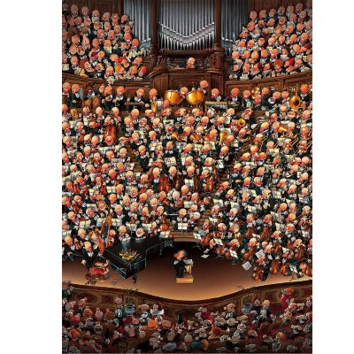 Пазл 'Оркестр' (Orchestra), 2000 элементов, Heye [8660] Пазл 'Оркестр' (Orchestra), 2000 элементов, Heye [8660]