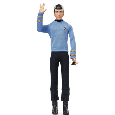 Кукла Spock (Спок) по мотивам фильмов &#039;Звездный путь&#039; (Star Trek), коллекционная Barbie Black Label, Mattel [DGW68] Кукла Spock (Спок) по мотивам фильмов 'Звездный путь' (Star Trek), коллекционная Barbie Black Label, Mattel [DGW68]