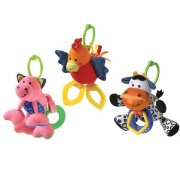 * Набор из 3 подвесных игрушек для малышей 'Ферма' (Barn Babies Activity Pals), Infantino [206-171]