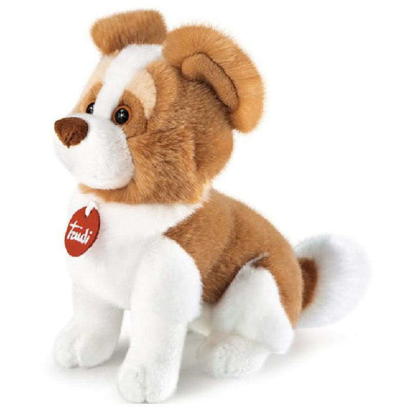 Мягкая игрушка собачка купить. Мягкая игрушка Trudi собачка Бен рыже-белая 30 см. Trudi щенок Бен. Собачка белая с рыжим 15см игрушка мягкая m5057. Мягкая игрушка собака Trudi.