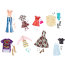 Большой набор одежды для Барби, 8 комплектов, специальный выпуск, Barbie [FPR60] - Большой набор одежды для Барби, 8 комплектов, специальный выпуск, Barbie [FPR60]