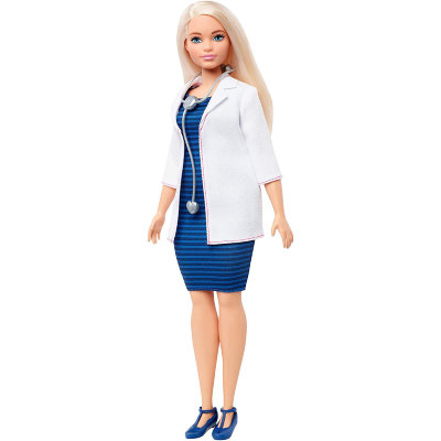 Кукла Барби &#039;Доктор&#039;, из серии &#039;Я могу стать&#039;, Barbie, Mattel [FXP00] Кукла Барби 'Доктор', из серии 'Я могу стать', Barbie, Mattel [FXP00]