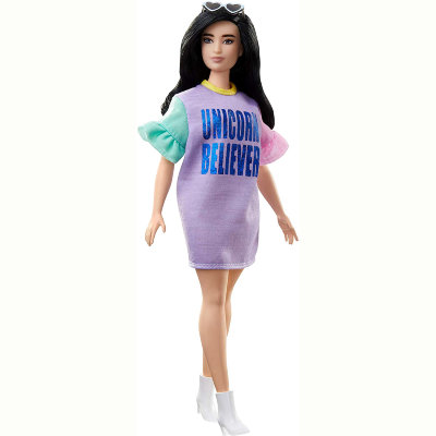 Кукла Барби, пышная (Curvy), #127 из серии &#039;Мода&#039; (Fashionistas) Barbie, Mattel [FXL60] Кукла Барби, пышная (Curvy), из серии 'Мода' (Fashionistas) Barbie, Mattel [FXL60]