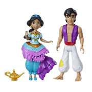 Игровой набор с мини-куклами 'Жасмин и Аладдин' (Jasmine and Aladdin), 8/9 см, 'Принцессы Диснея', Hasbro [E3082]