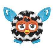 Игрушка интерактивная 'Малыш Ферби Бум - Фёрблинг-зебра', Furby Furblings, Hasbro [A6295]