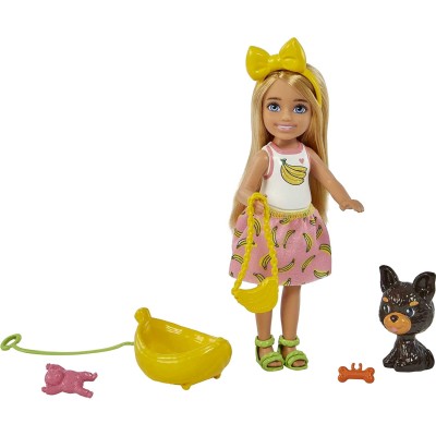 Игровой набор с куклой Челси &#039;Щенок&#039;, Barbie, Mattel [HGT11] Игровой набор с куклой Челси 'Щенок', Barbie, Mattel [HGT11]