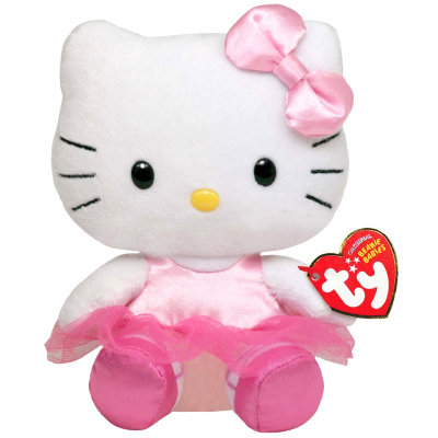 Мягкая игрушка &#039;Кошечка Hello Kitty - балерина&#039;, 15 см, TY [40888] Мягкая игрушка 'Кошечка Hello Kitty - балерина', 15 см, TY [40888]