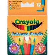 Карандаши цветные короткие, 12 цветов, Crayola [4112]