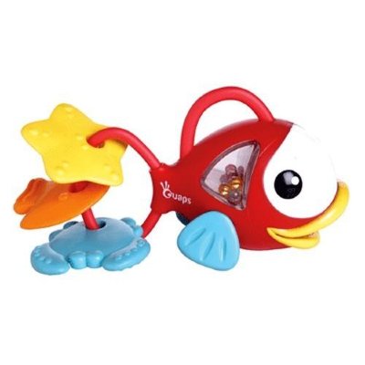 * Интерактивная игрушка для ванной &#039;Рыбка&#039;, с прорезывателями, со звуком, Ouaps [61155] Интерактивная игрушка для ванной 'Рыбка', с прорезывателями, со звуком, Ouaps [61155]