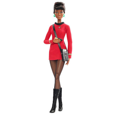 Кукла Lieutenant Uhura (Лейтенант Ухура) по мотивам фильмов &#039;Звездный путь&#039; (Star Trek), коллекционная Barbie Black Label, Mattel [DGW70] Кукла Lieutenant Uhura (Лейтенант Ухура) по мотивам фильмов 'Звездный путь' (Star Trek), коллекционная Barbie Black Label, Mattel [DGW70]