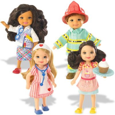 Набор из четырех кукол Келли и ее друзей &#039;Я могу стать...&#039; (Kelly - I can be...), Mattel [L8567] Набор из четырех кукол Келли и ее друзей 'Я могу стать...' (Kelly - I can be...), Mattel [L8567]