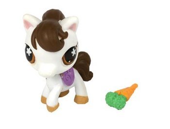 Одиночная зверюшка - Пони, Littlest Pet Shop, Hasbro [65126] Одиночная зверюшка - Пони [65126]
