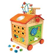 Деревянная обучающая игрушка 'Фермерский домик' (Farmhouse – Walk and learn), I'm Toy [87160]
