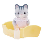 Игровой набор 'Малыш Серый Котенок', Sylvanian Families [3552]