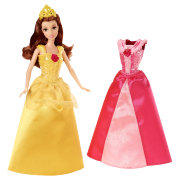 Кукла 'Белль с дополнительным платьем MagiClip', 28 см, из серии 'Принцессы Диснея', Mattel [X9359]