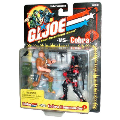 Набор фигурок &#039;Duke vs Cobra Commander&#039;, 10см, G.I.Joe, Hasbro [53024] Набор фигурок 'Duke vs Cobra Commander', 10см, G.I.Joe, Hasbro [53024]