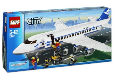 Конструктор &quot;Пассажирский самолёт&quot;, серия Lego City [7893] Конструктор "Пассажирский самолёт", серия Lego City [7893]