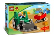 Конструктор "Трактор с прицепом", серия Lego Duplo [4687]