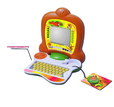 Детский игровой компьютер, обучающий + 24игры, 1Toy [T50309] Детский игровой компьютер, обучающий + 24игры, 1Toy [T50309]
